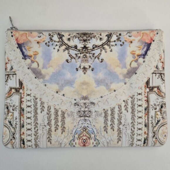 Camilla Crystal Castle Clutch b72E - Picture 2 of 4